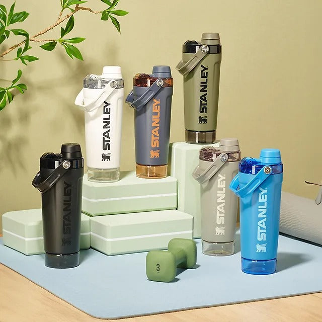 Bình Nước STANLEY Activate Shaker Bottle #Black 2.0-Kallos