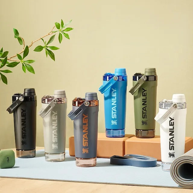 Bình Nước STANLEY Activate Shaker Bottle #Black 2.0-Kallos