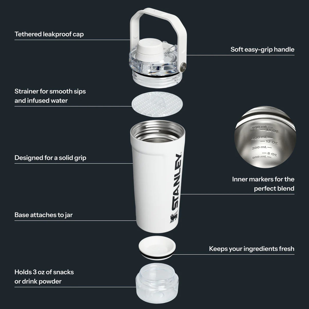 Bình Nước STANLEY Activate Shaker Bottle #Chalk
