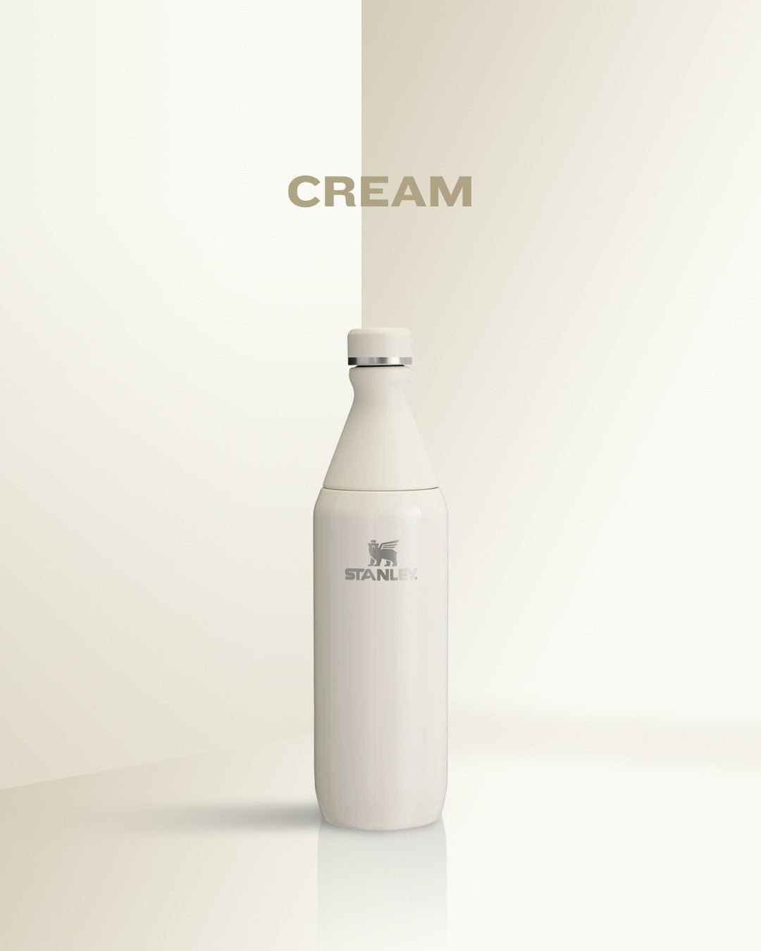 Bình Nước STANLEY All Day Slim Bottle #Cream Gloss