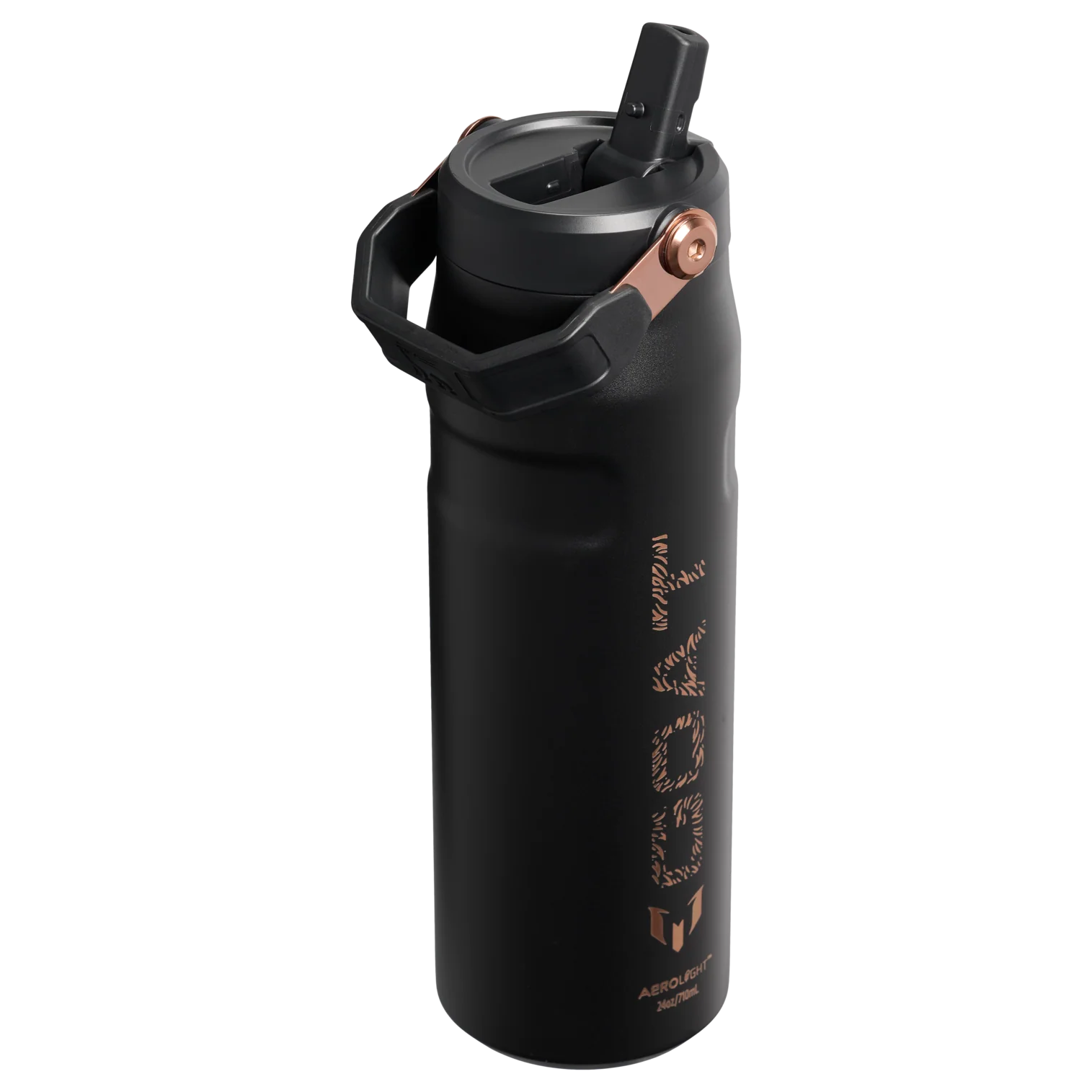 Bình Nước STANLEY IceFlow Aerolite Bottle Flip Straw 2.0 #Messi GOAT Black-Kallos