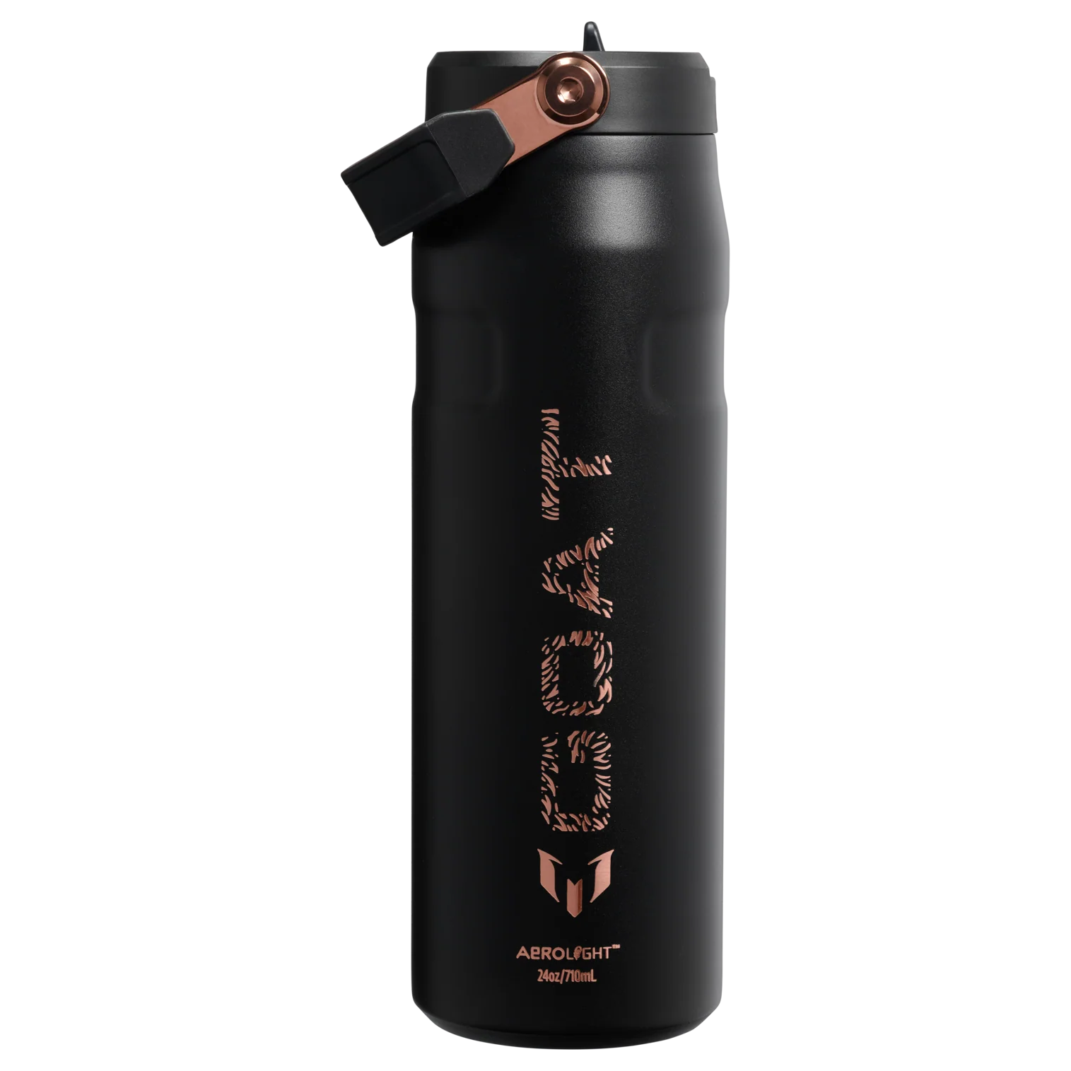 Bình Nước STANLEY IceFlow Aerolite Bottle Flip Straw 2.0 #Messi GOAT Black-Kallos