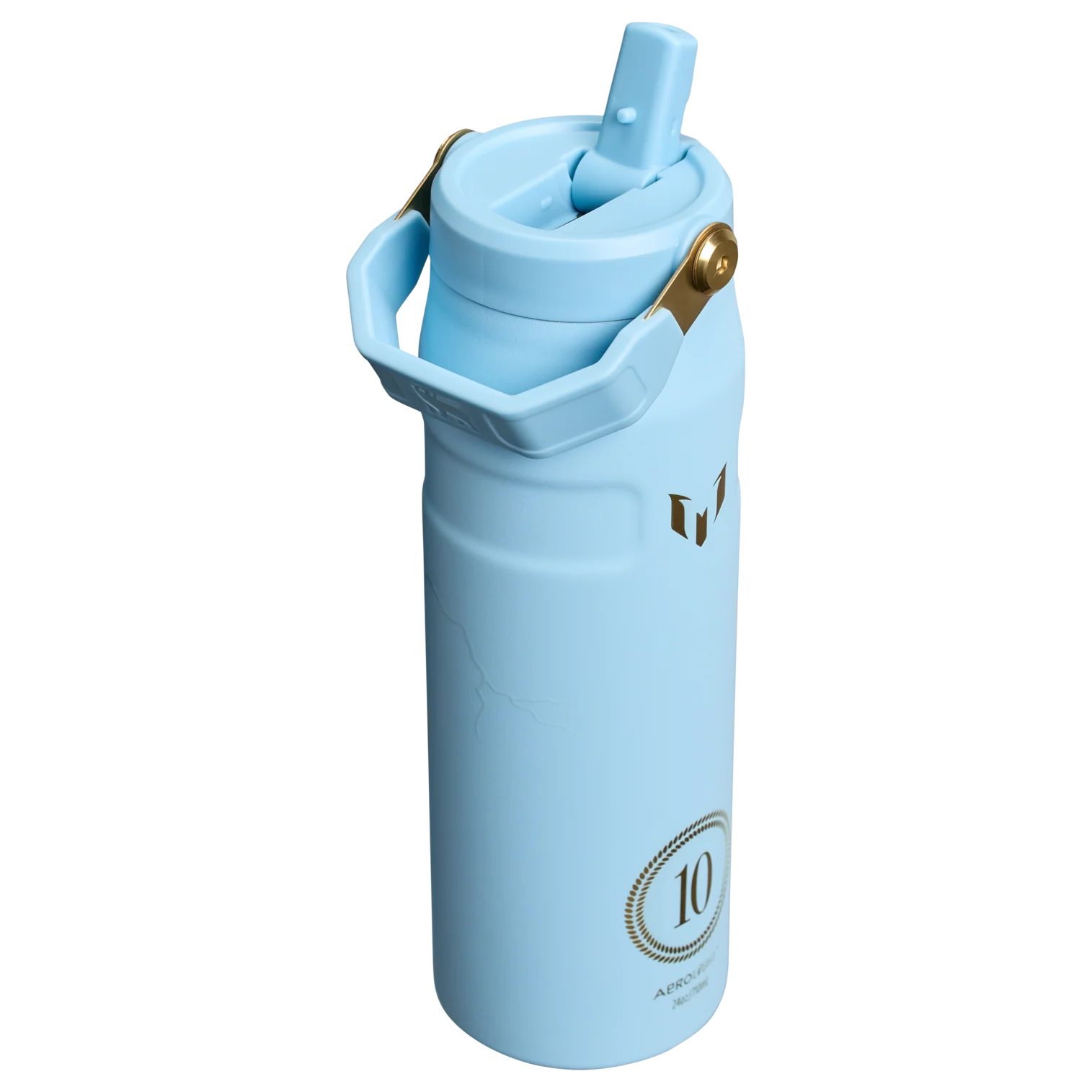 Bình Nước STANLEY IceFlow Aerolite Bottle Flip Straw 2.0 #Messi Striker Blue-Kallos