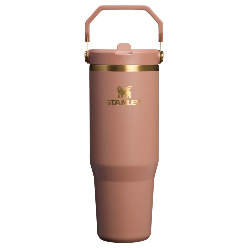 Bình Nước STANLEY IceFlow Flip Straw Tumbler #Mocha Latte