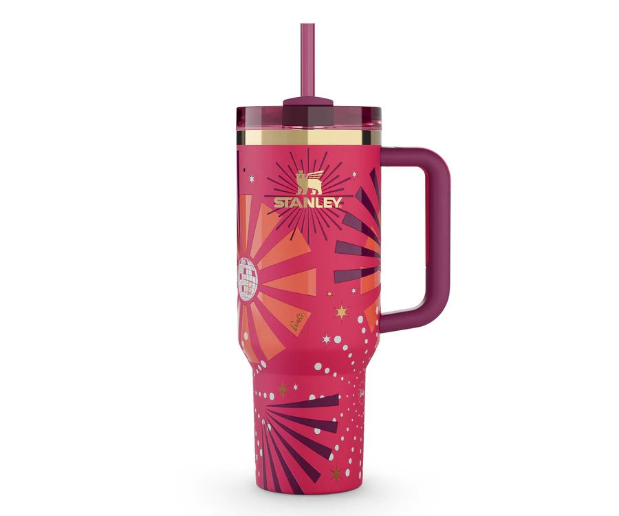 Bình Nước Stanley Quencher H2.0 Flowstate Tumbler #80's Dynamite