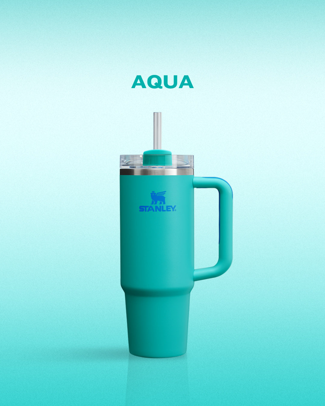 Bình Nước Stanley Quencher H2.0 Flowstate Tumbler #Aqua Green