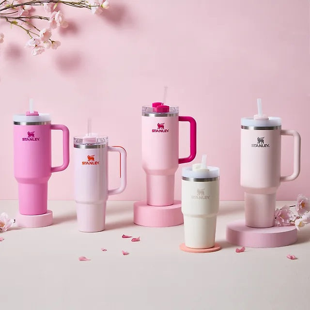 Bình Nước Stanley Quencher H2.0 Flowstate Tumbler #Cherry Blossom