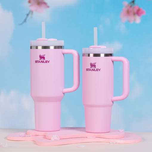 Bình Nước Stanley Quencher H2.0 Flowstate Tumbler #Cherry Blossom