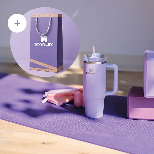 Bình Nước Stanley Quencher H2.0 Flowstate Tumbler #Comforting Purple