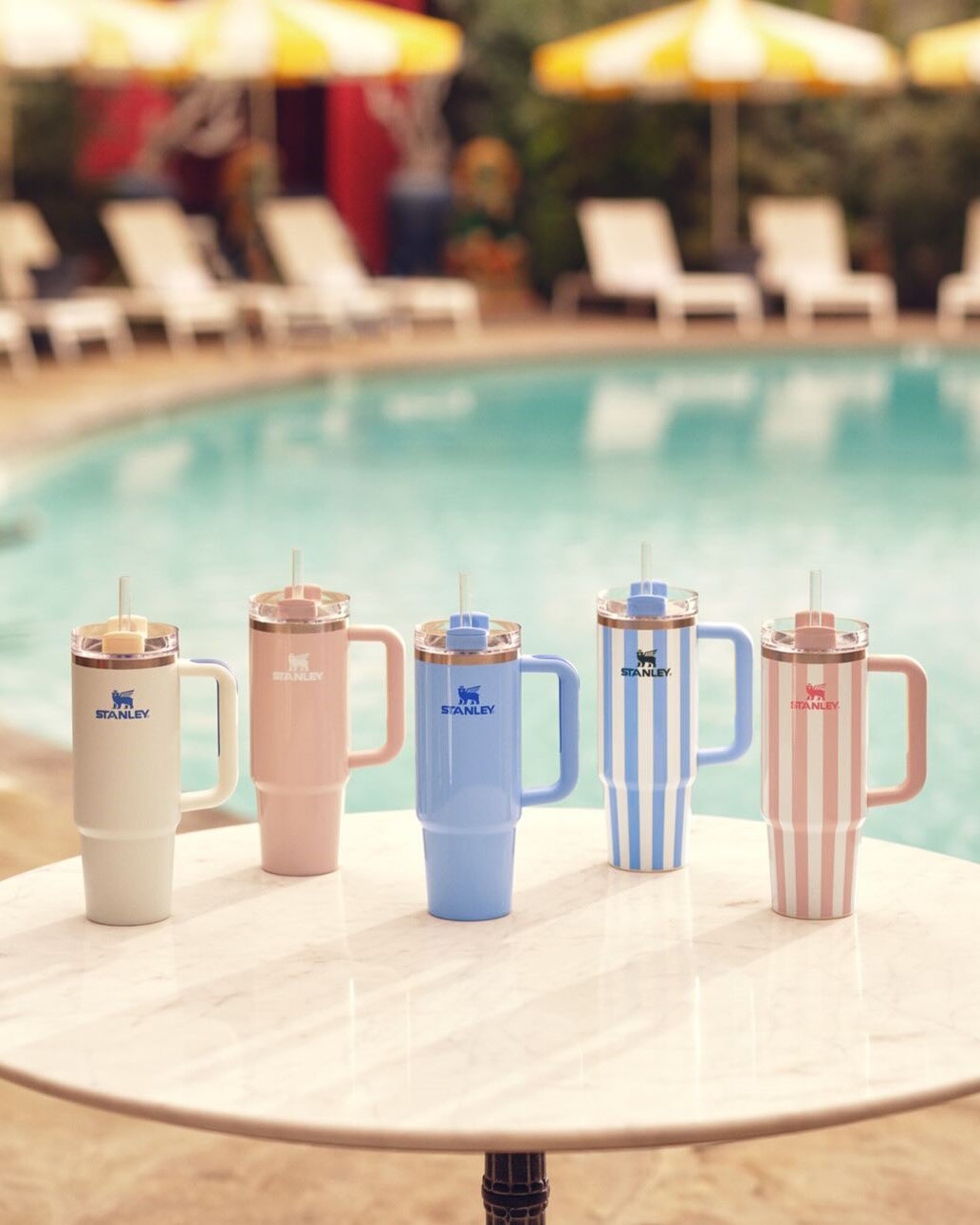 Bình Nước STANLEY Quencher H2.0 Flowstate Tumbler #Cornflower Cabana Gloss-Kallos