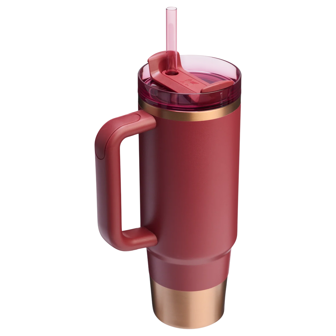 Bình Nước STANLEY Quencher H2.0 Flowstate Tumbler #Gilded Pomegranate