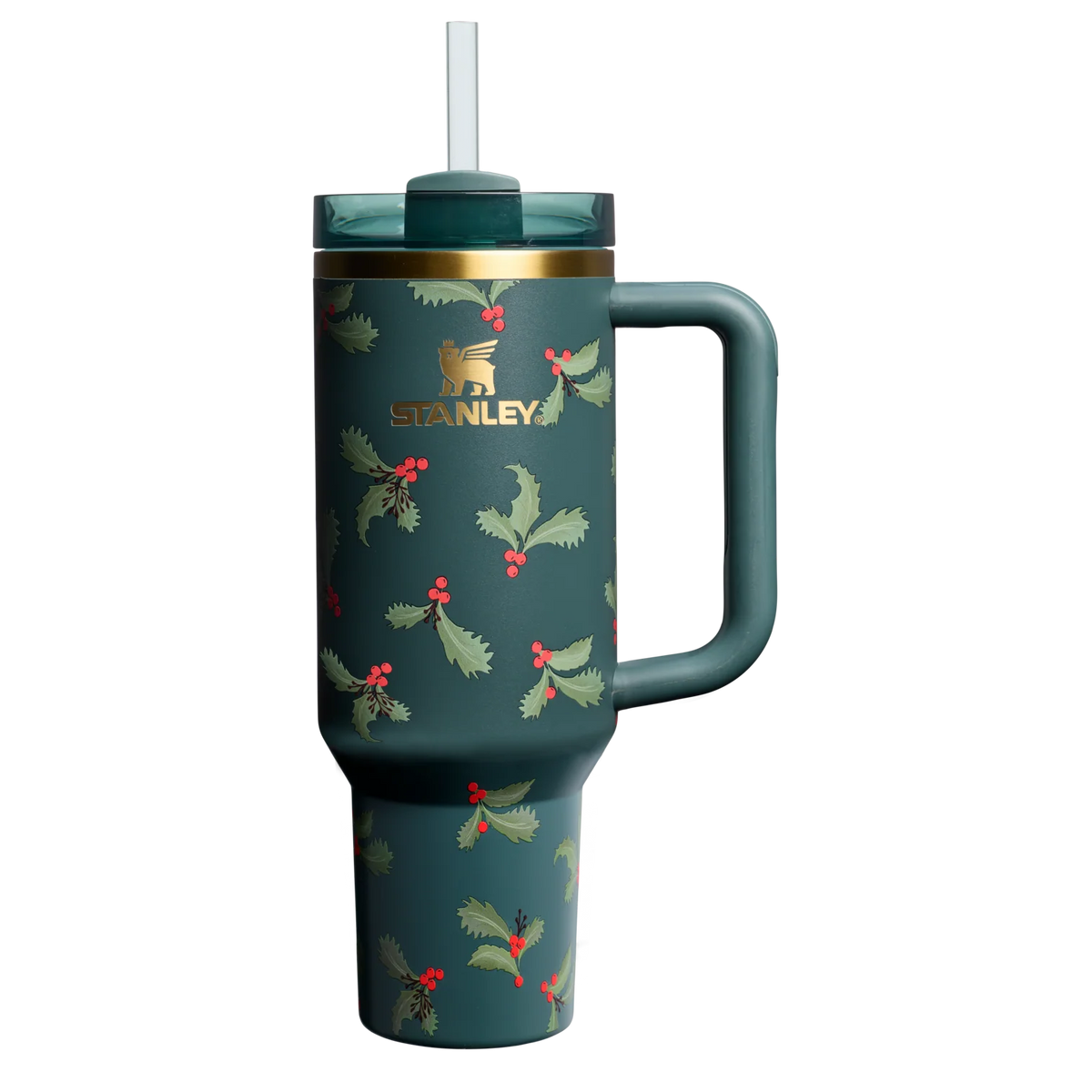 Bình Nước Stanley Quencher H2.0 Flowstate Tumbler #Holiday Botanical