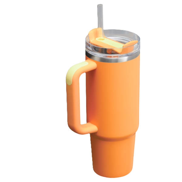 Bình Nước Stanley Quencher H2.0 Flowstate Tumbler #Marigold - Orange
