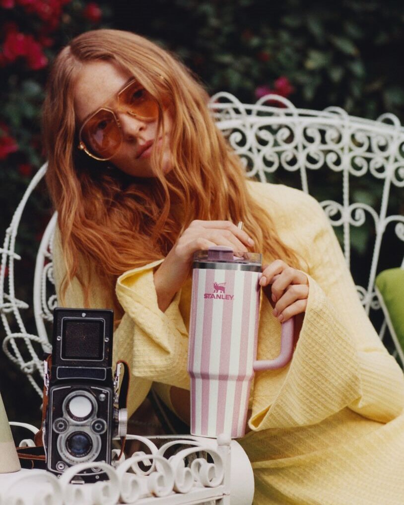 Bình Nước STANLEY Quencher H2.0 Flowstate Tumbler #Peach Whip Cabana Gloss-Kallos