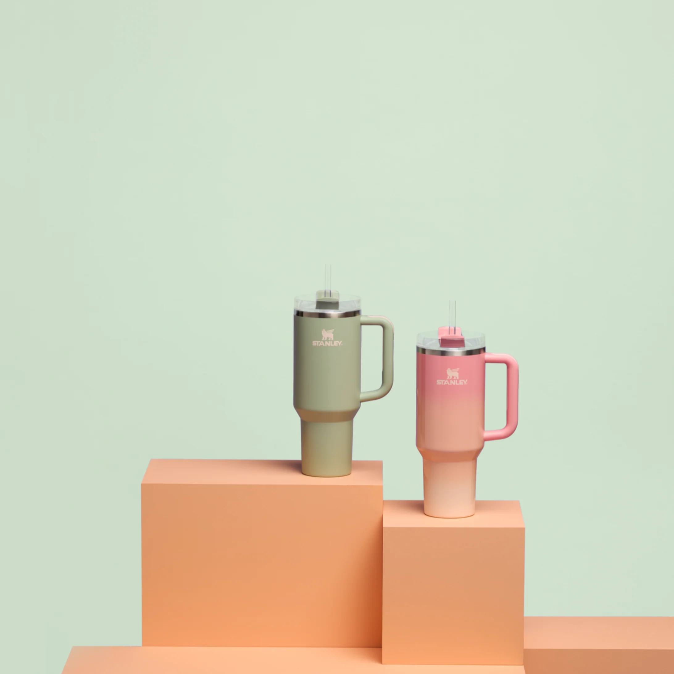 Bình Nước Stanley Quencher H2.0 Flowstate Tumbler #Pink Mesa Sunset-Kallos