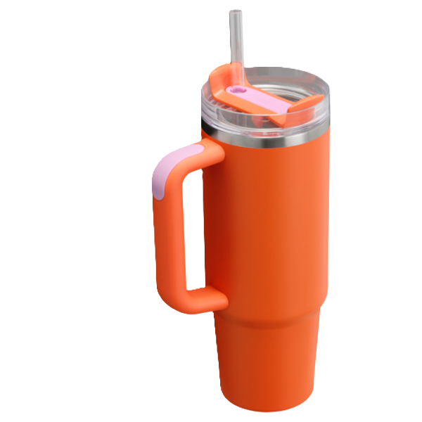 Bình Nước Stanley Quencher H2.0 Flowstate Tumbler #Poppy Red