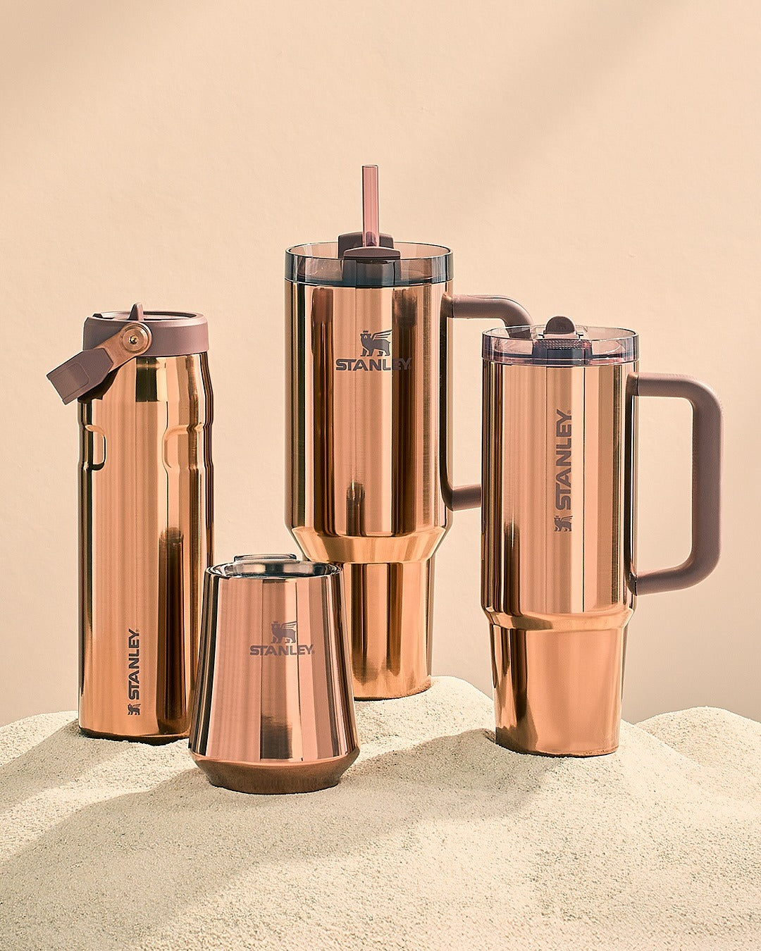 Bình Nước Stanley Quencher H2.0 Flowstate Tumbler #Rose Gold