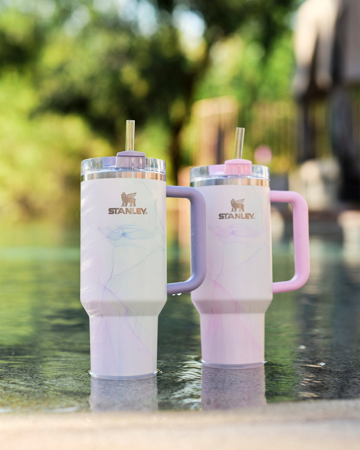 Bình Nước Stanley Quencher H2.0 Flowstate Tumbler #Watercolor Dusk