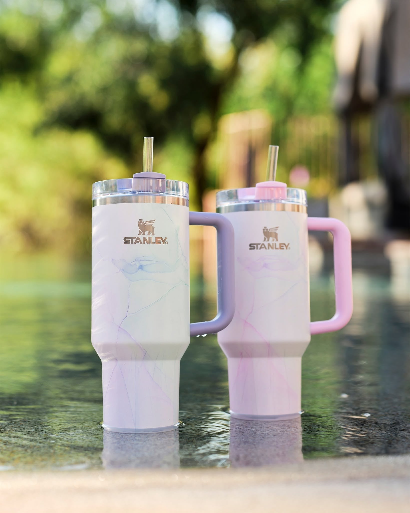 Bình Nước Stanley Quencher H2.0 Flowstate Tumbler #Watercolor Tulle-Kallos