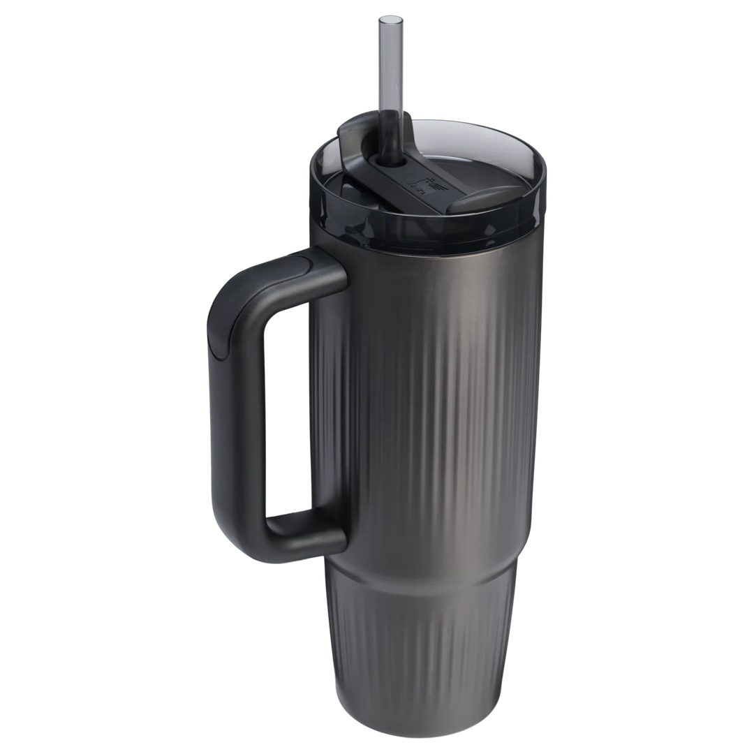 Bình Nước STANLEY Quencher H2.0 Fluted Tumbler #Black