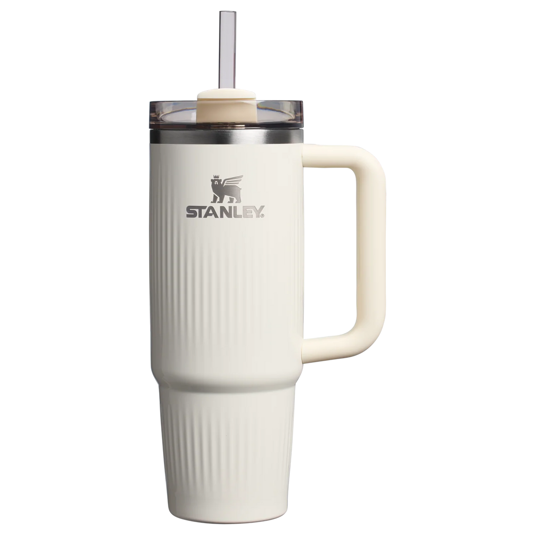 Bình Nước STANLEY Quencher H2.0 Fluted Tumbler #Cream Gloss