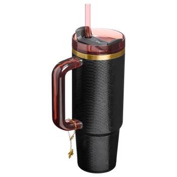 Bình Nước STANLEY Quencher Luxe H2.0 FlowState Tumbler #Black Snakeskin-Kallos
