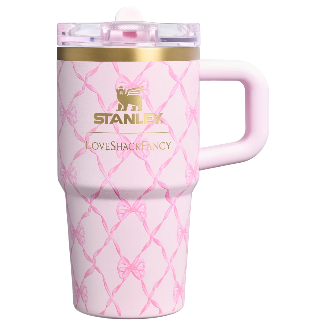 Bình Nước STANLEY Quencher ProTour Flip Straw Tumbler #Baby Bow Pink Peppermint