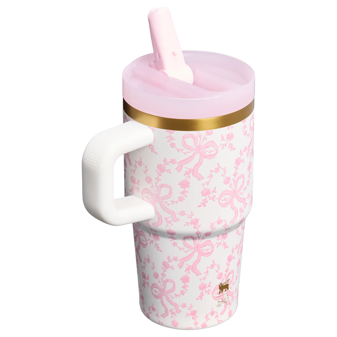 Bình Nước STANLEY Quencher ProTour Flip Straw Tumbler #Coquette Bow Chantilly
