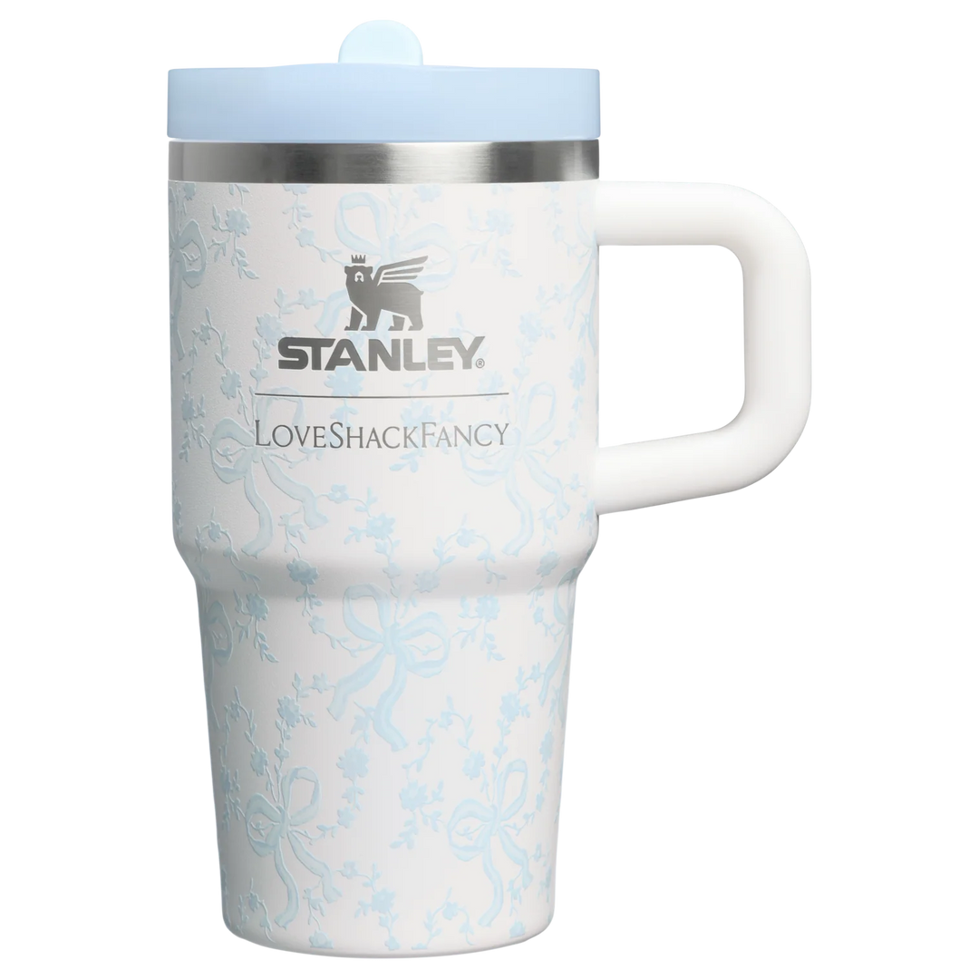 Bình Nước STANLEY Quencher ProTour Flip Straw Tumbler #Coquette Bow Winter Ice