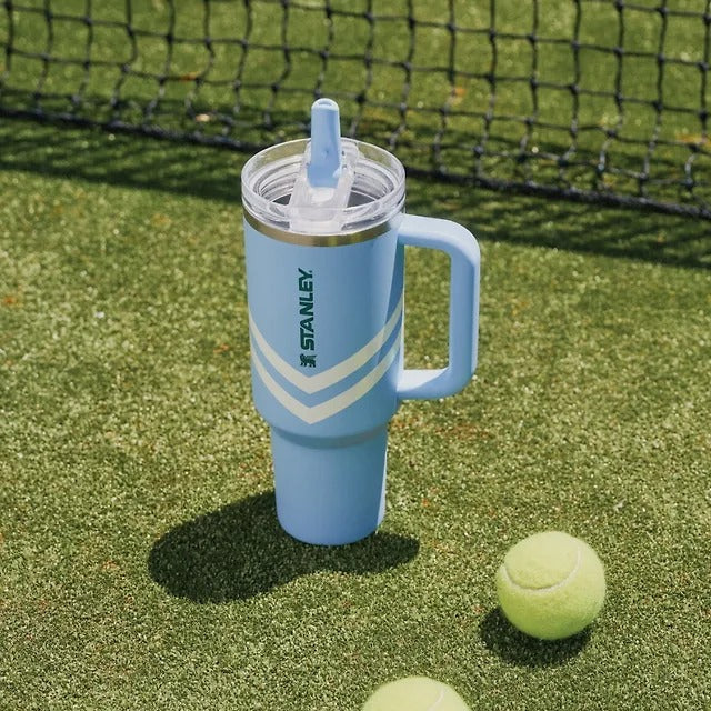 Bình Nước STANLEY Quencher ProTour Flip Straw Tumbler #Cornflower Chevron Gloss-Kallos