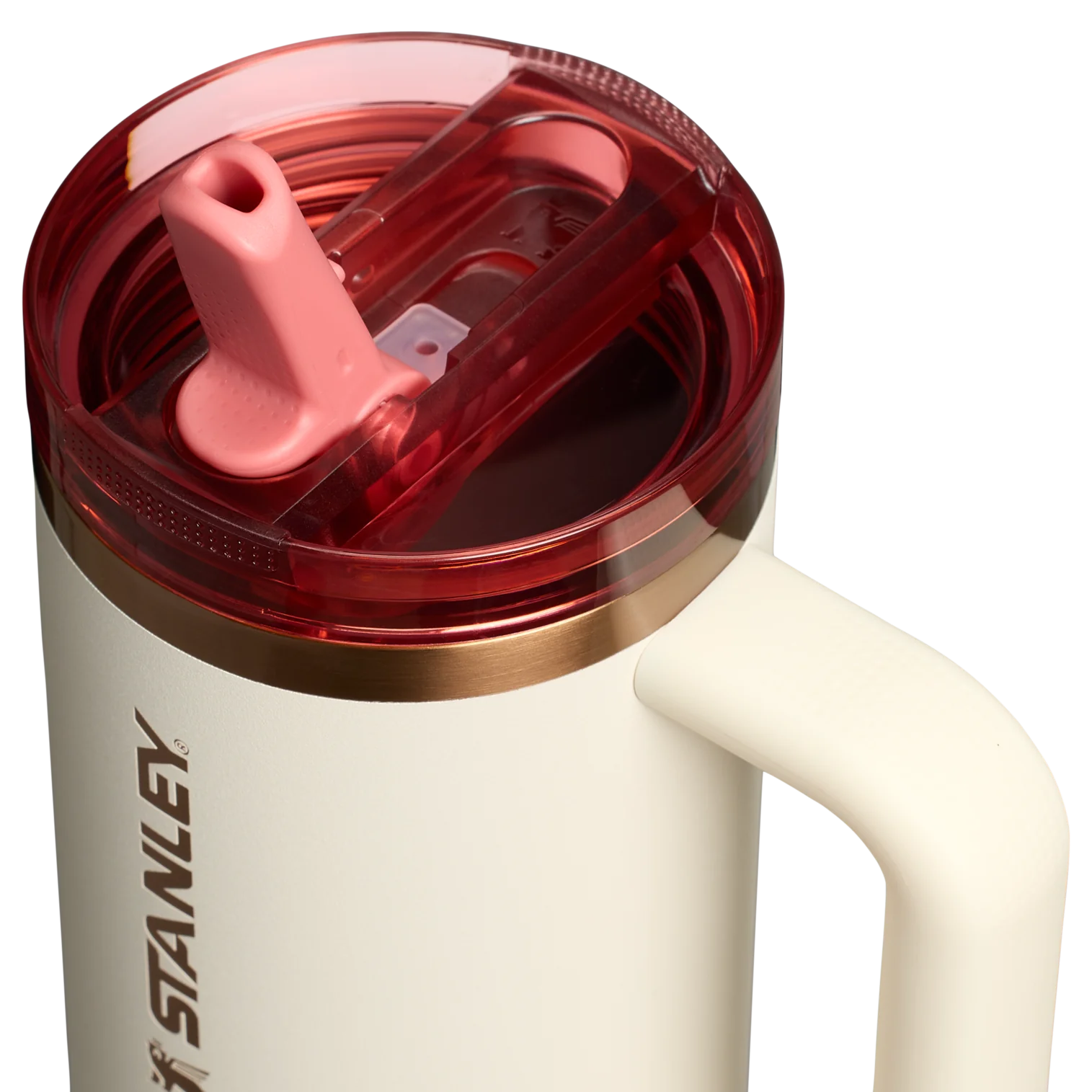 Bình Nước STANLEY Quencher ProTour Flip Straw Tumbler #Cream Rose Gold-Kallos