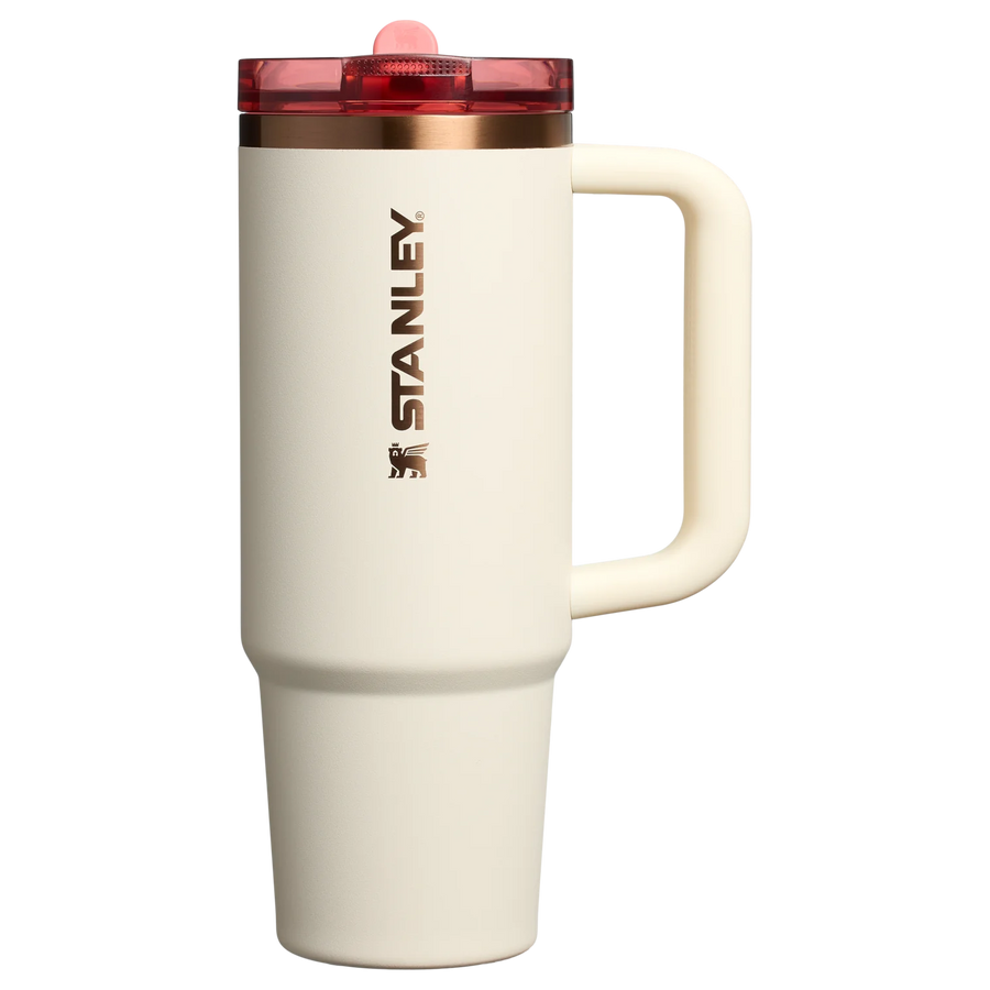 Bình Nước STANLEY Quencher ProTour Flip Straw Tumbler #Cream Rose Gold-Kallos
