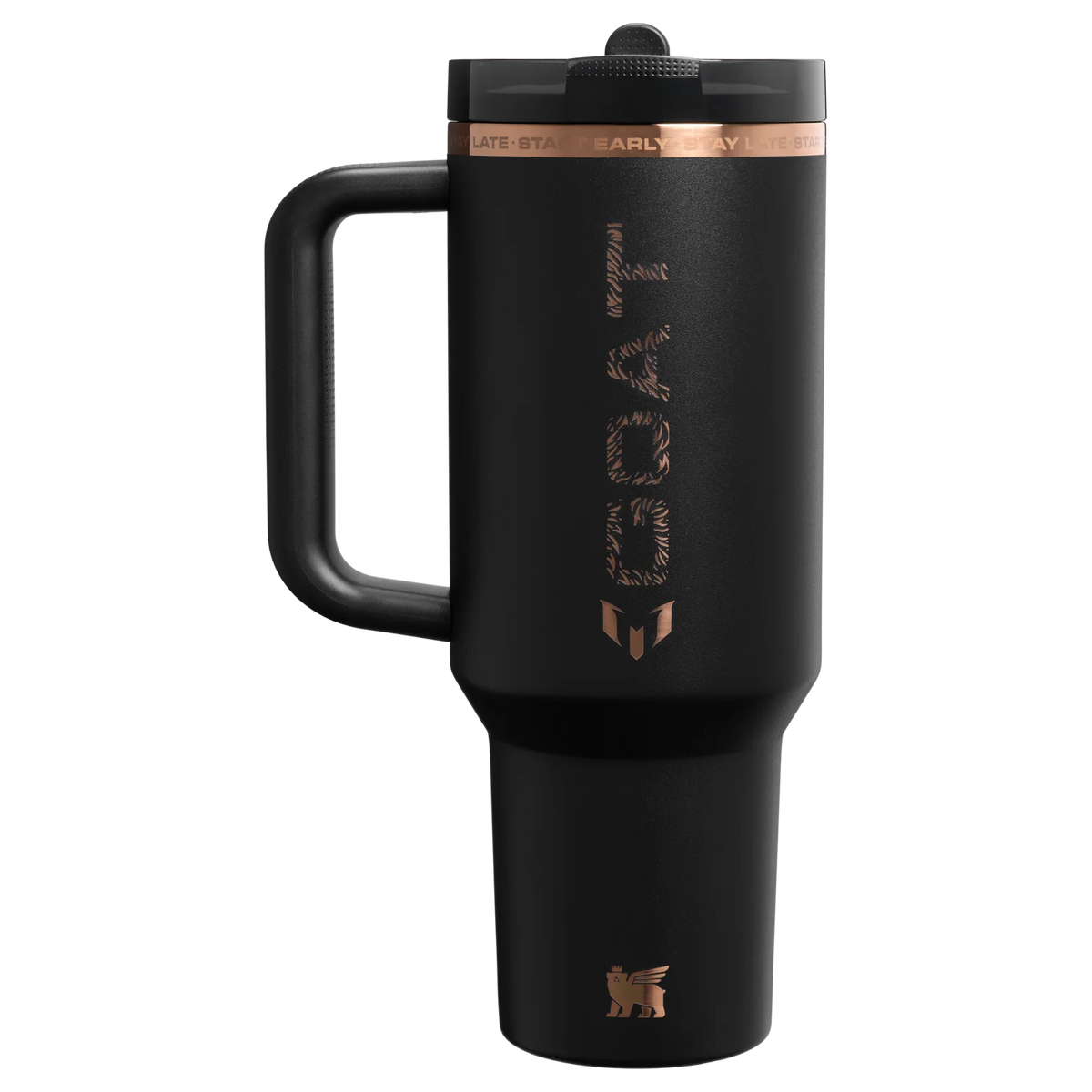 Bình Nước STANLEY Quencher ProTour Flip Straw Tumbler #Messi GOAT Black