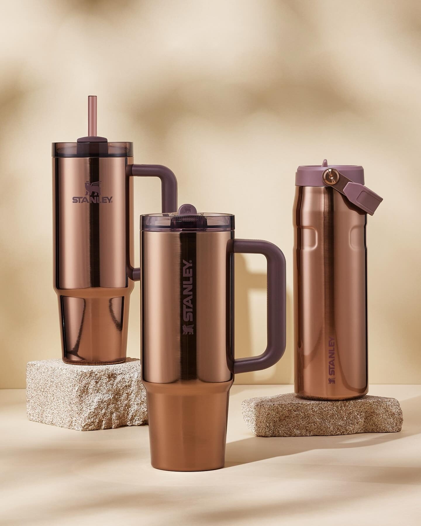 Bình Nước STANLEY Quencher ProTour Flip Straw Tumbler #Rose Gold-Kallos