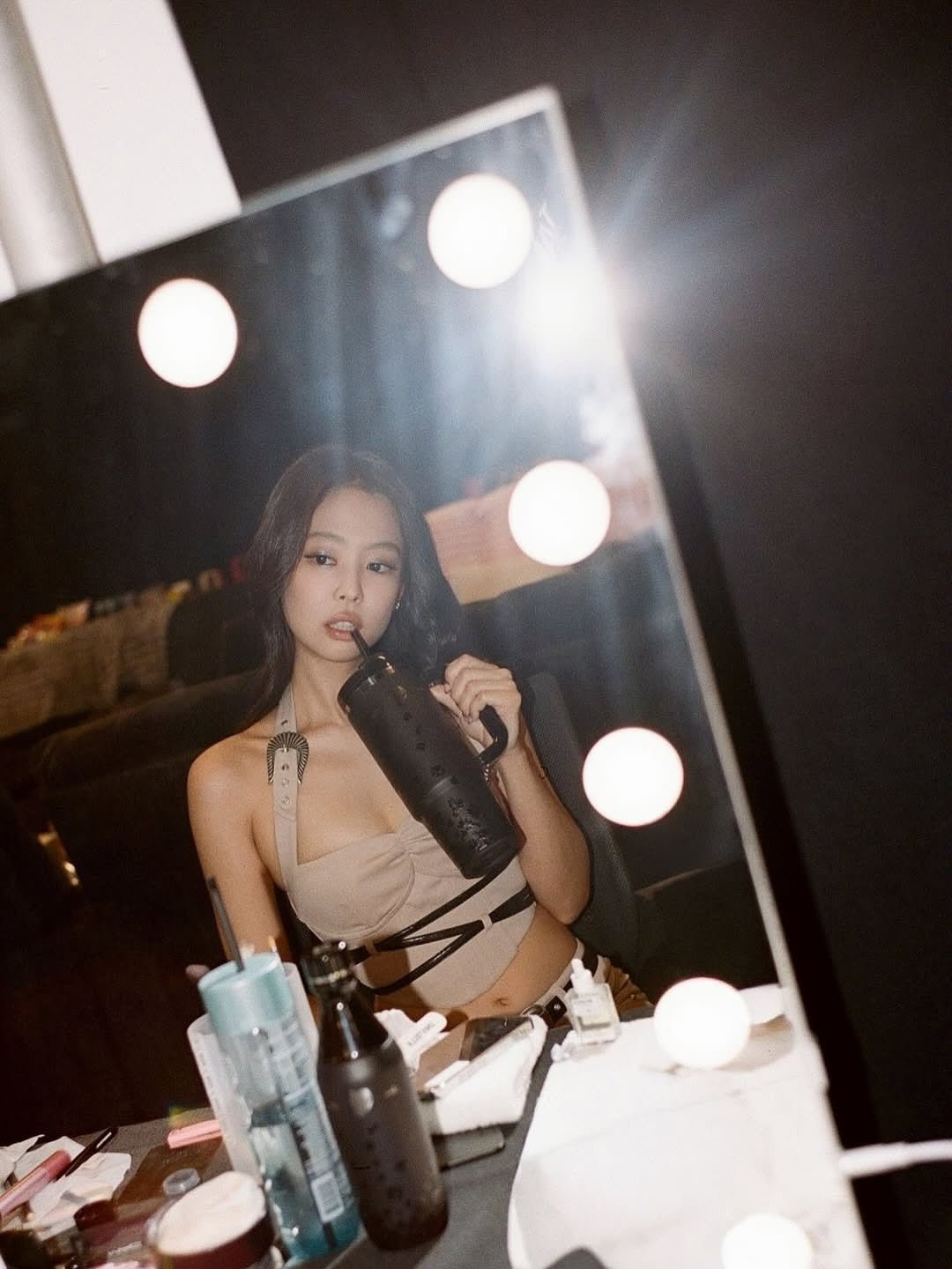 Bình Nước Stanley1913 x JENNIE All Day Slim Bottle #Midnight Ruby