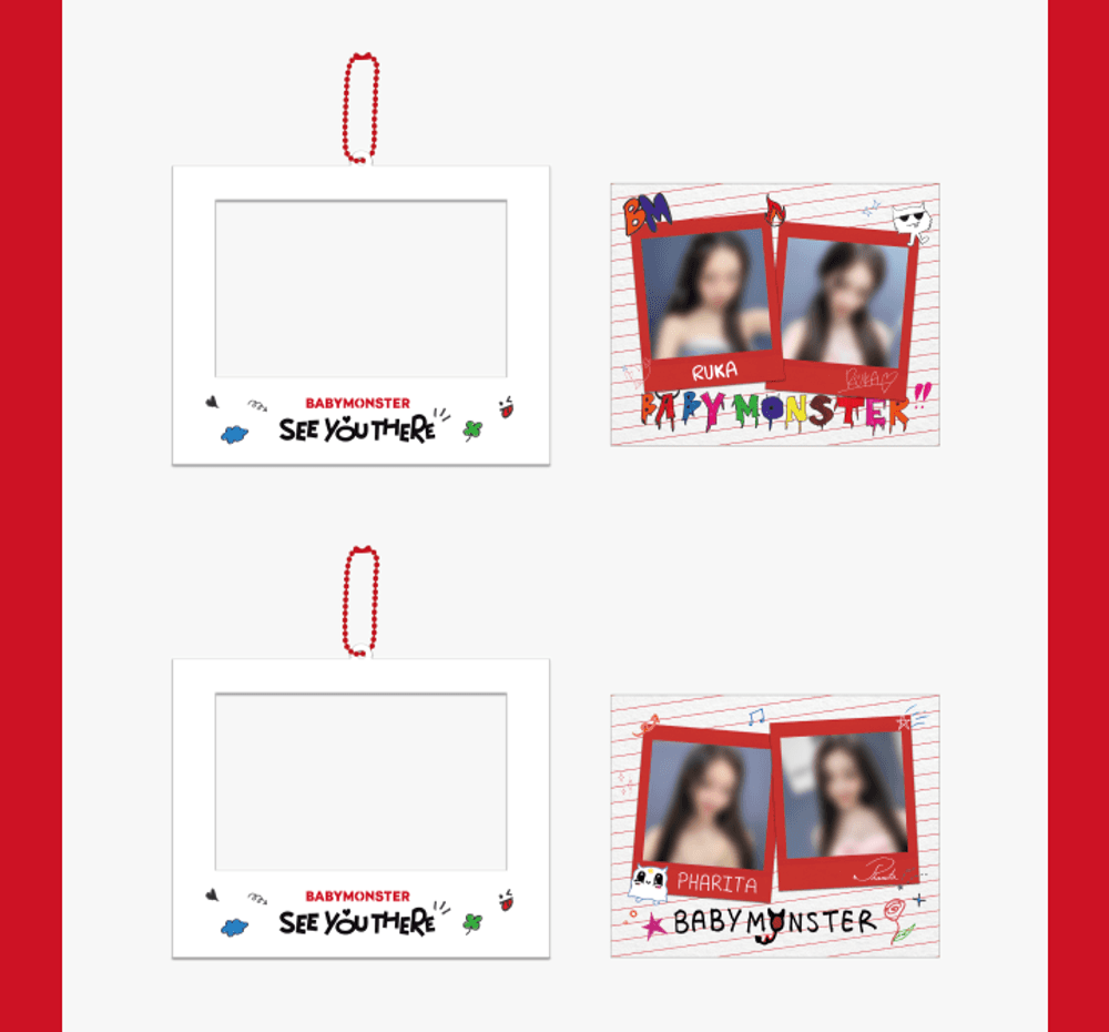 Bộ Ảnh BABYMONSTER Acrylic Frame + Photo Set - Kallos Vietnam