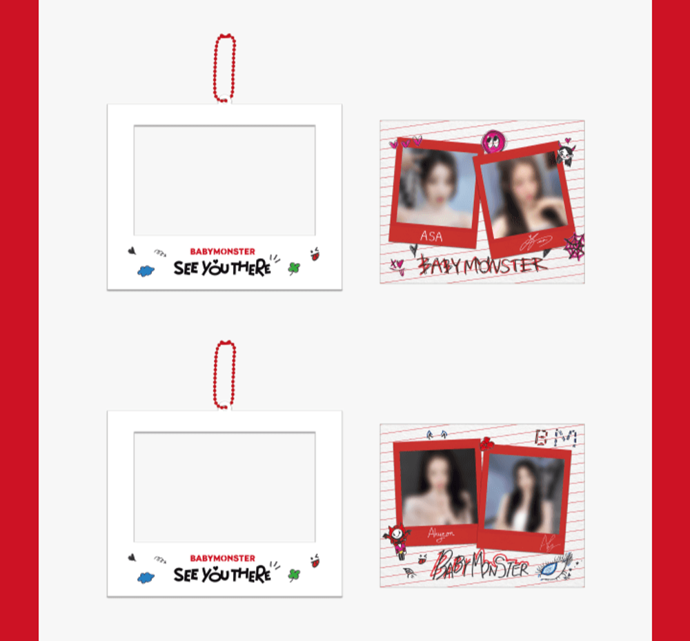 Bộ Ảnh BABYMONSTER Acrylic Frame + Photo Set - Kallos Vietnam