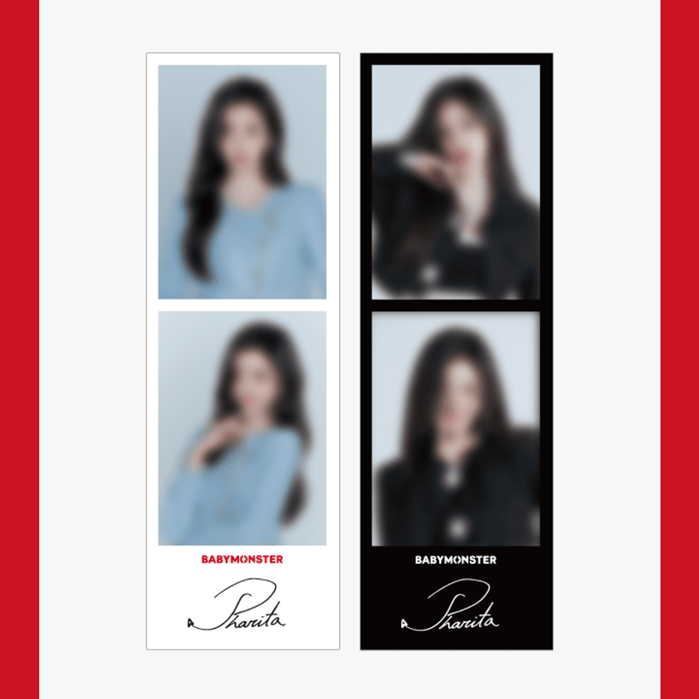 Bộ Ảnh BABYMONSTER PVC Frame + 2 Cut Photo Set