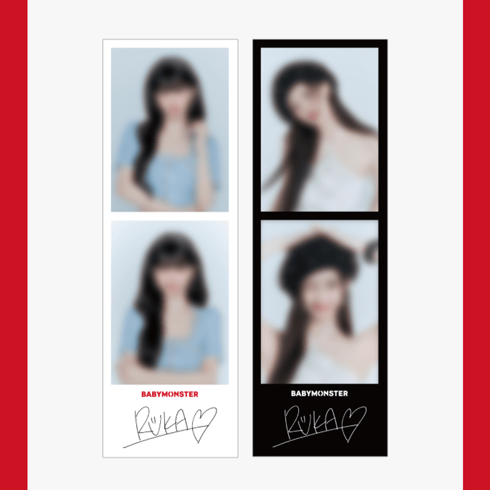Bộ Ảnh BABYMONSTER PVC Frame + 2 Cut Photo Set - Kallos Vietnam