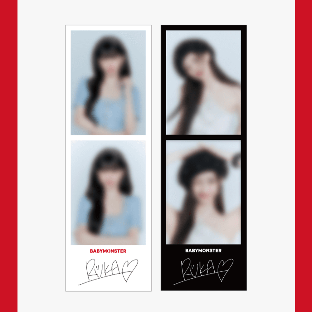 Bộ Ảnh BABYMONSTER PVC Frame + 2 Cut Photo Set