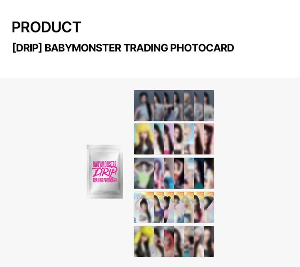 Bộ Ảnh BABYMONSTER Trading Photocard - Kallos Vietnam