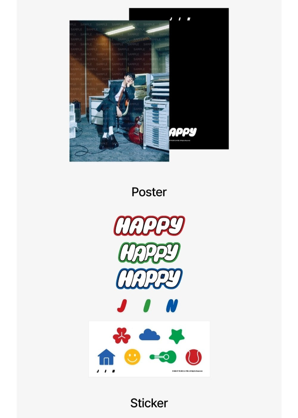 Bộ Ảnh BTS Poster & Sticker Set - Kallos Vietnam