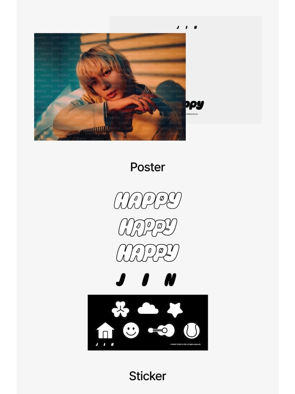 Bộ Ảnh BTS Poster & Sticker Set - Kallos Vietnam