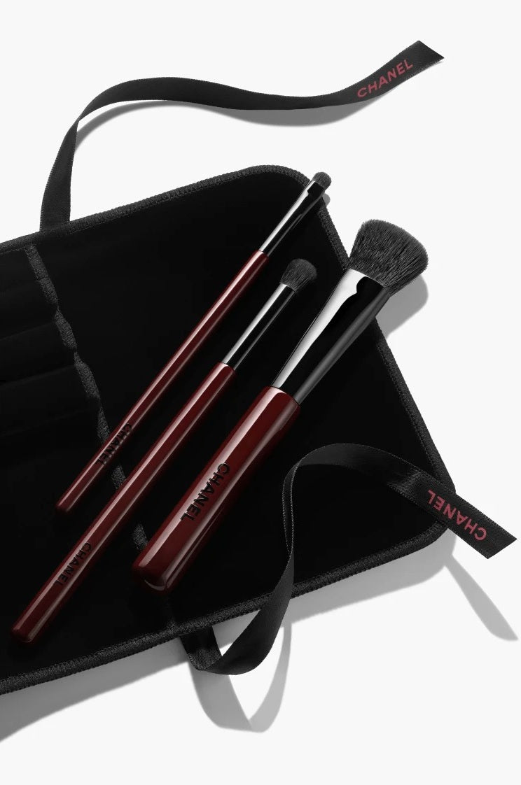 Bộ Cọ Trang Điểm CHANEL Les Pinceaux Rouge Noir