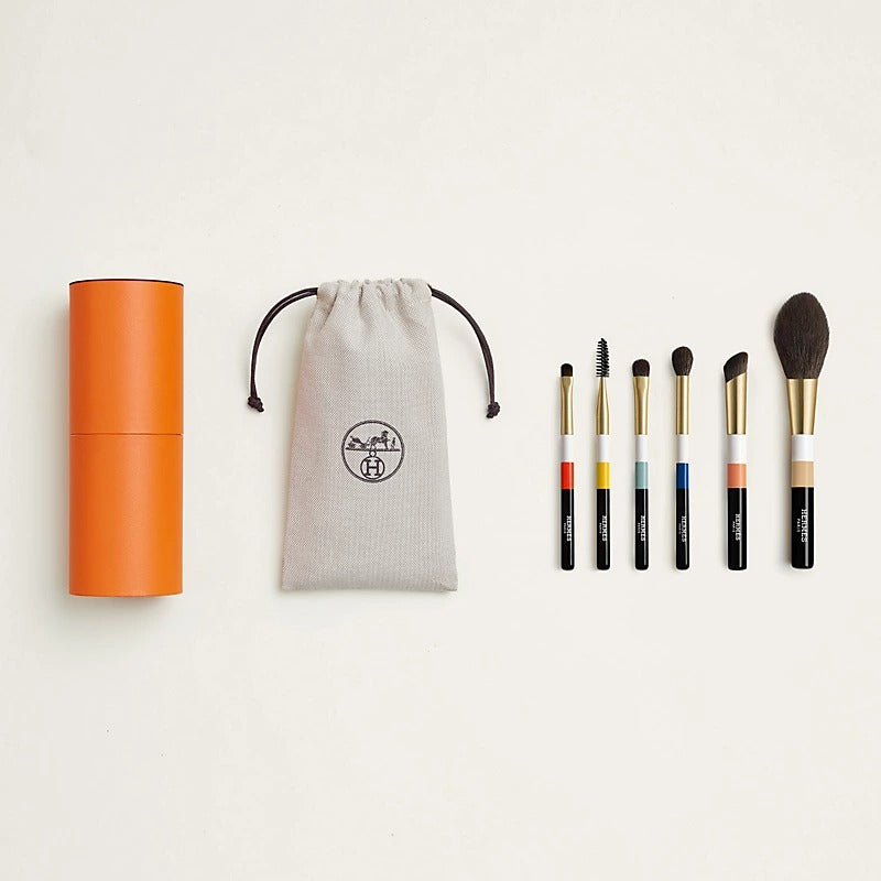 Bộ Cọ Trang Điểm HERMES Les Pinceaux Hermès Les Voyageurs