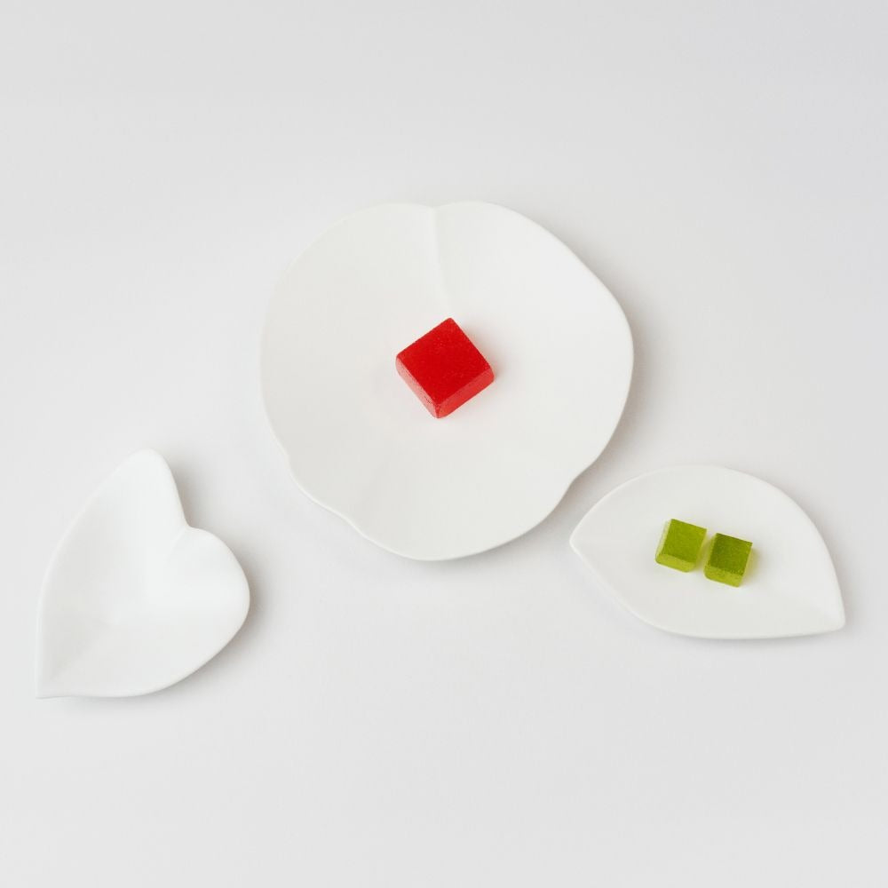 Bộ Dĩa OSULLOC Camellia Plate Set Mujagi