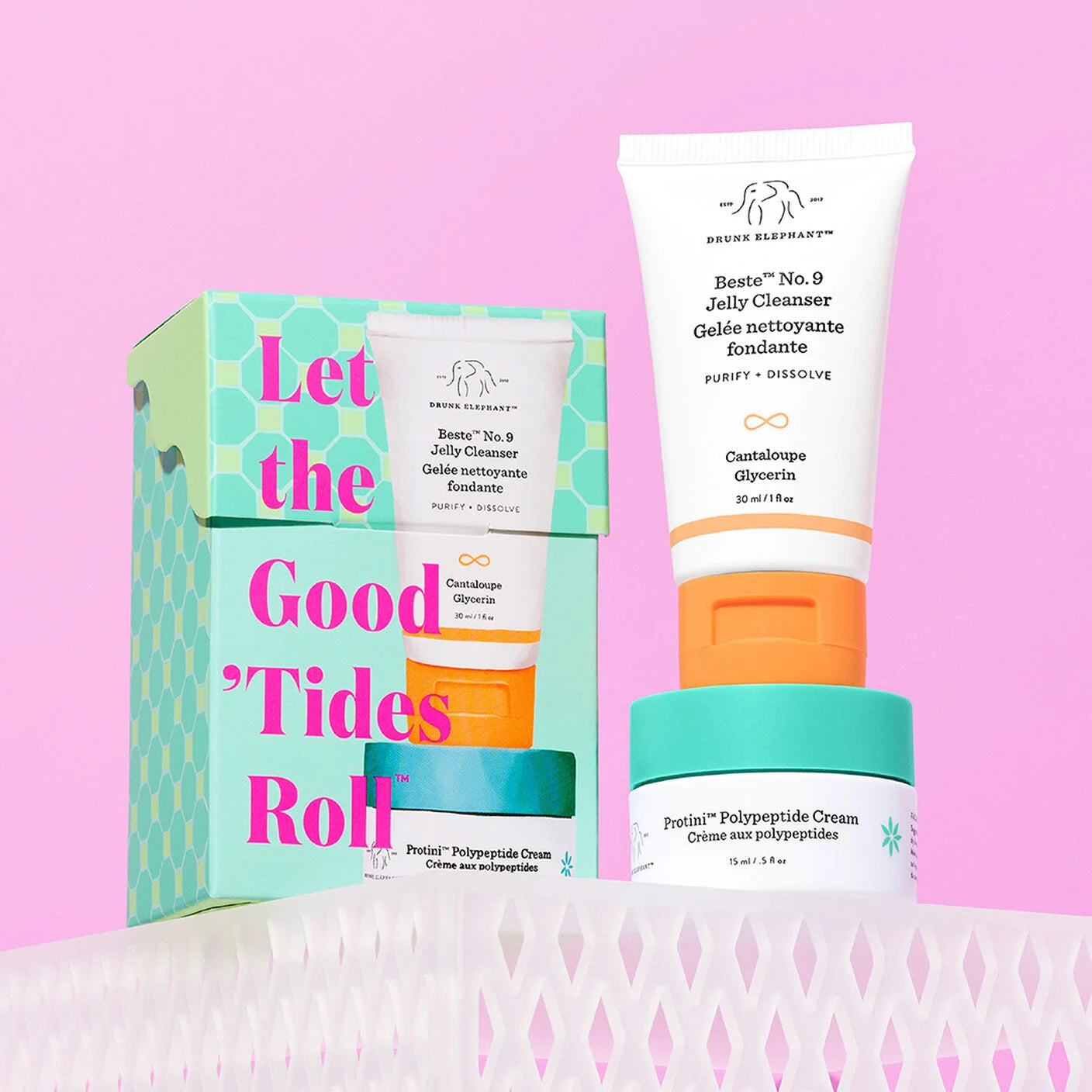Bộ Dưỡng Da Drunk Elephant Let the Good Tides Roll-Kallos