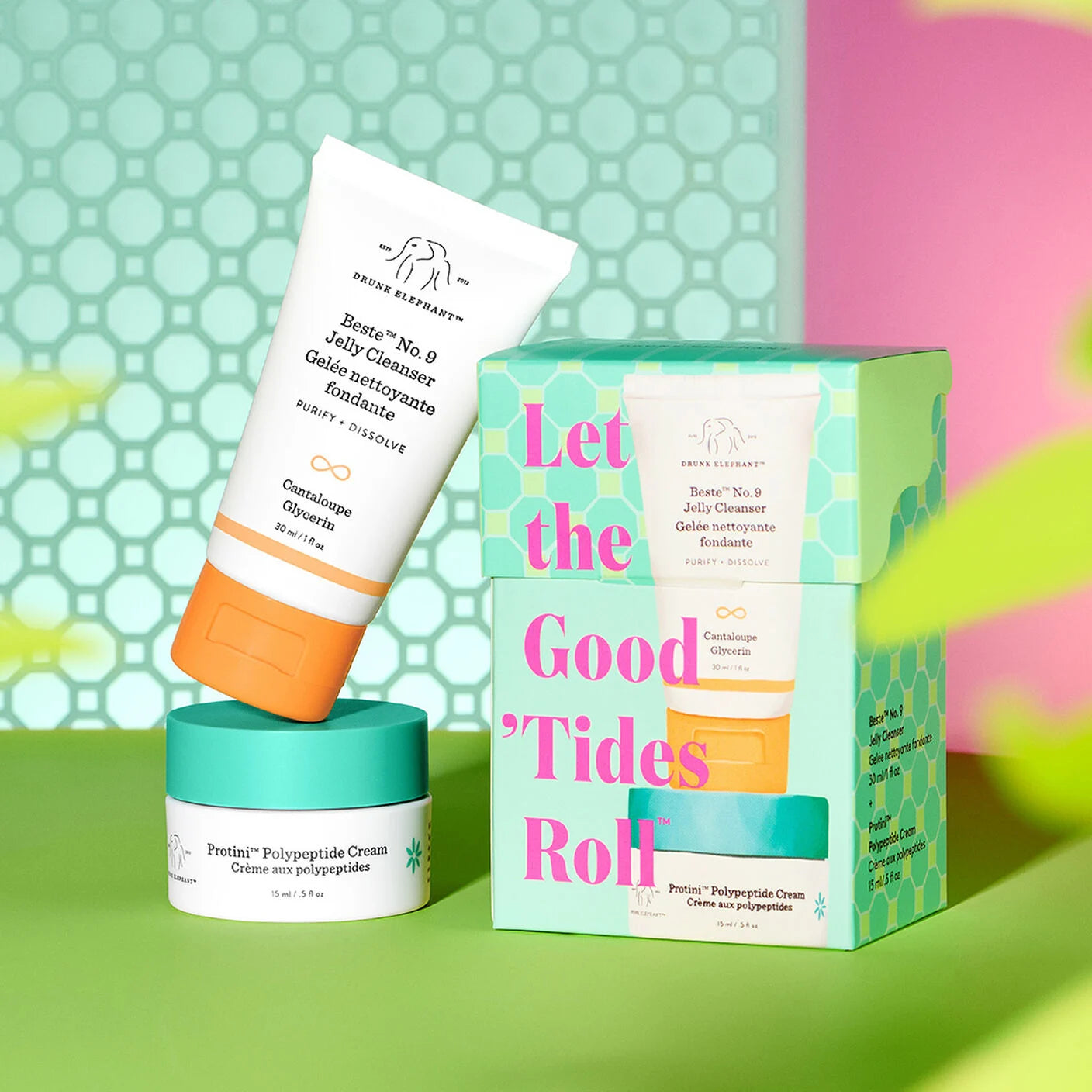 Bộ Dưỡng Da Drunk Elephant Let the Good Tides Roll-Kallos