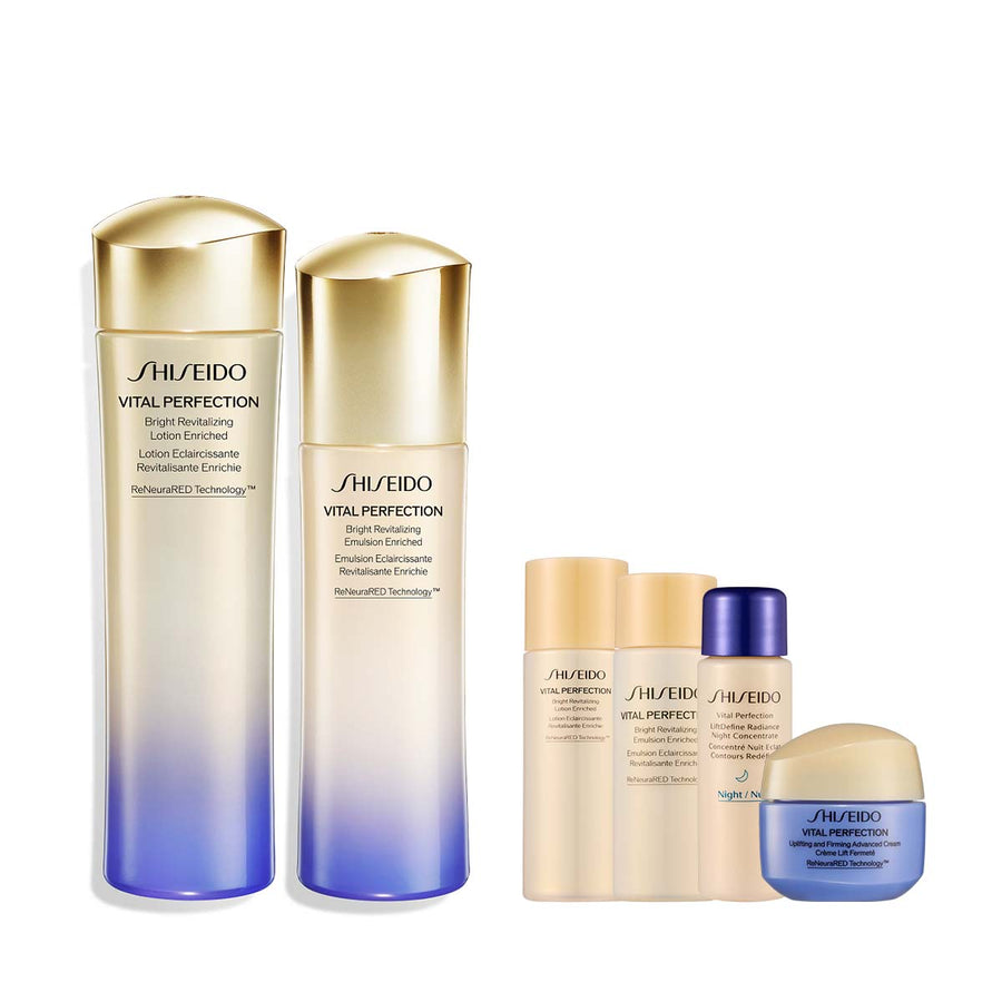 Bộ Dưỡng Da SHISEIDO Vital Perfection Bright Revitalizing Set - Kallos Vietnam