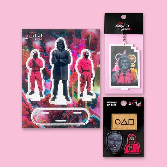 Bộ Hình Dán SQUID GAME x Kumhong Frontman Goods Set-Kallos